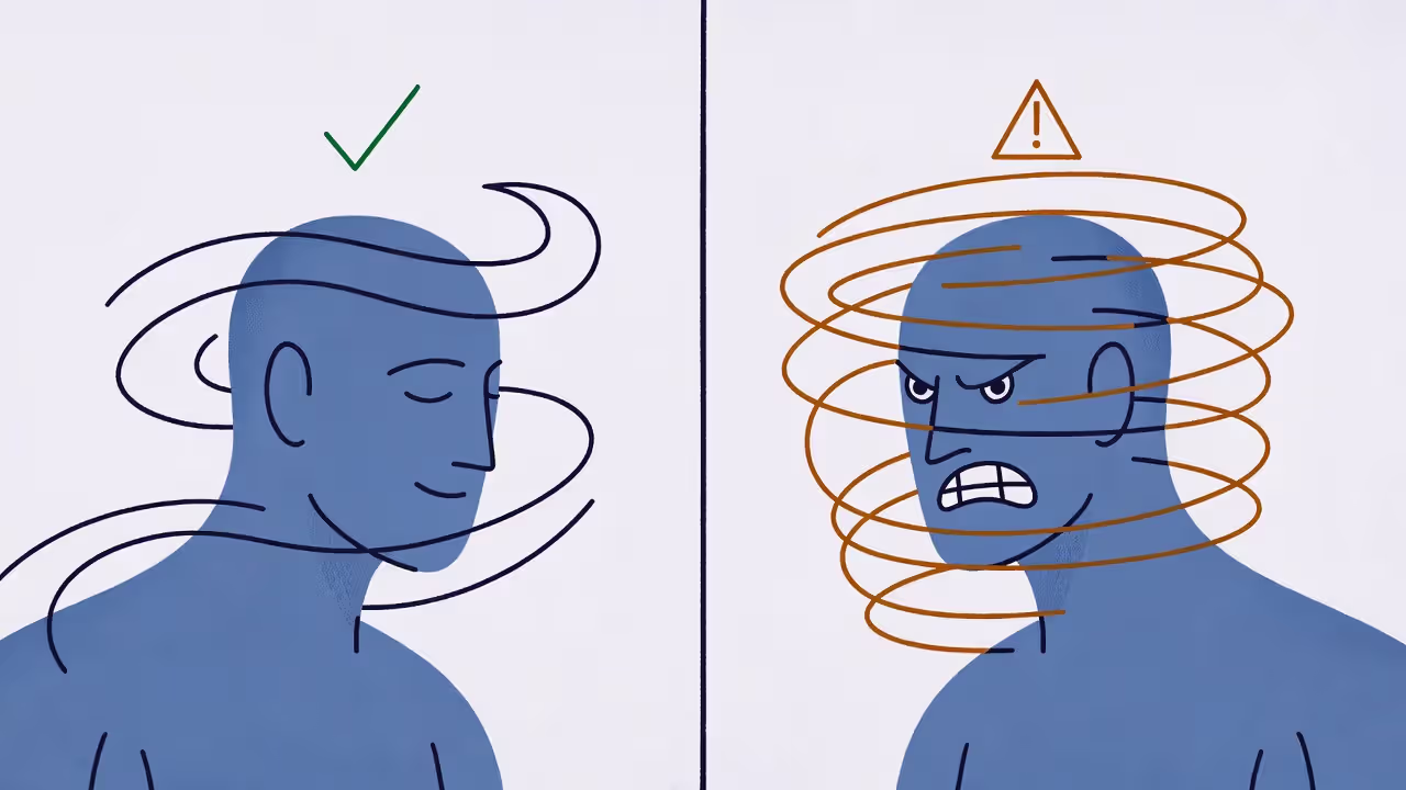 Gentle focus vs. forced grip — the difference between productive practice and unnecessary strain