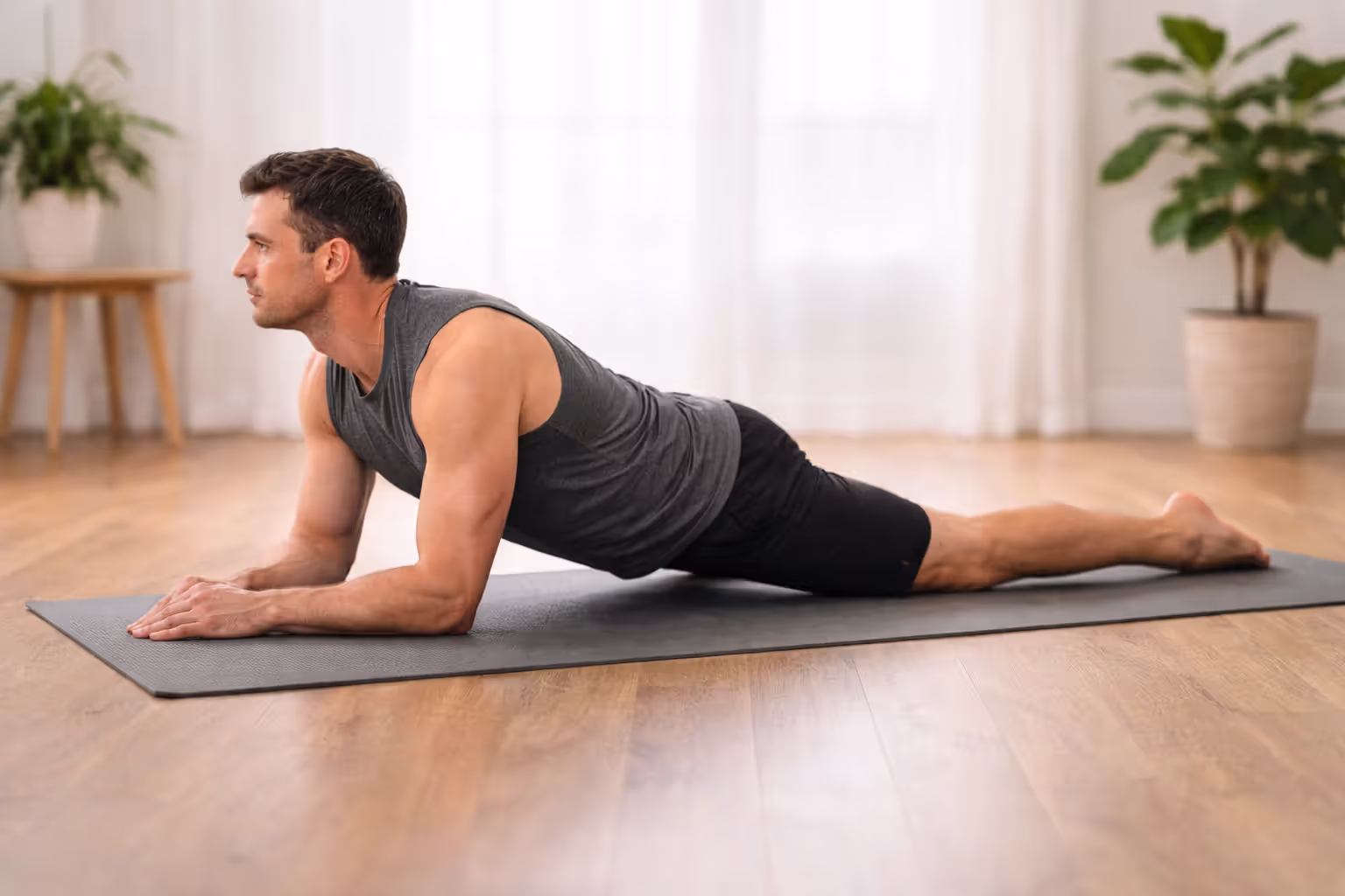 Lizard Pose — deeper release for tight hip flexors