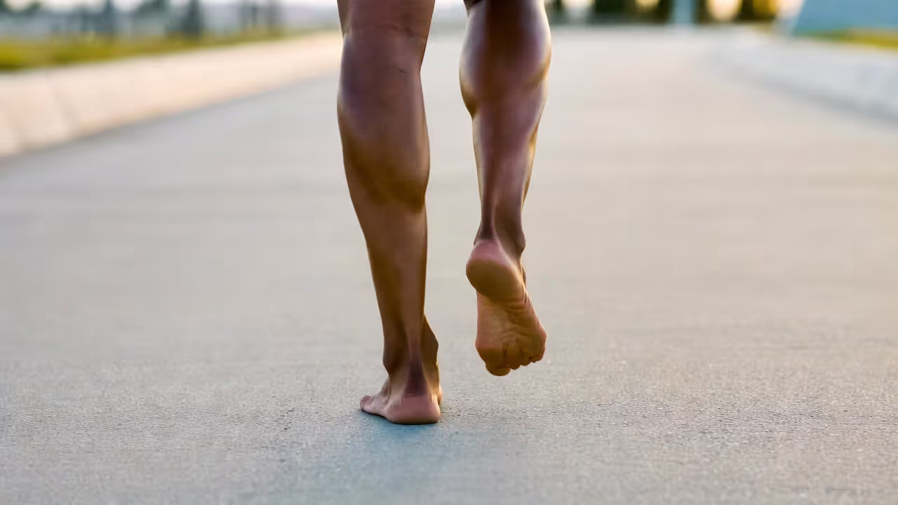 Mindful walking technique — reduce knee stress with every step